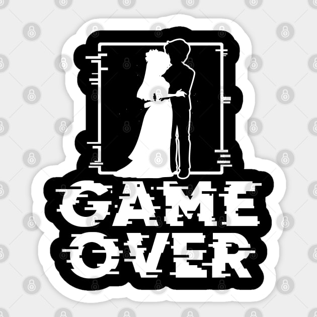 game over Sticker by Jandjprints